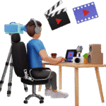 Blue and Orange Modern Digital Marketing Services Facebook Post (1)