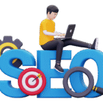 Blue and Orange Modern Digital Marketing Services Facebook Post (2)